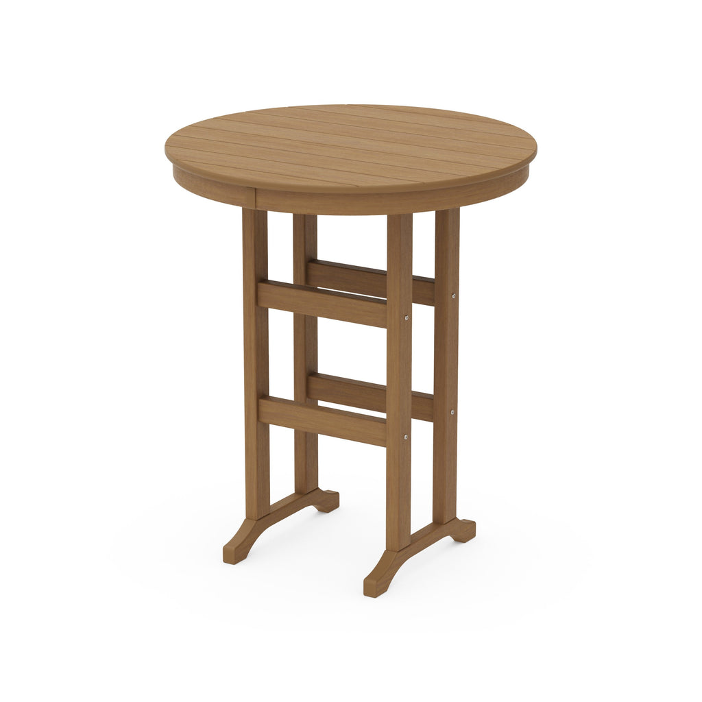 36 Round Farmhouse Bar Table