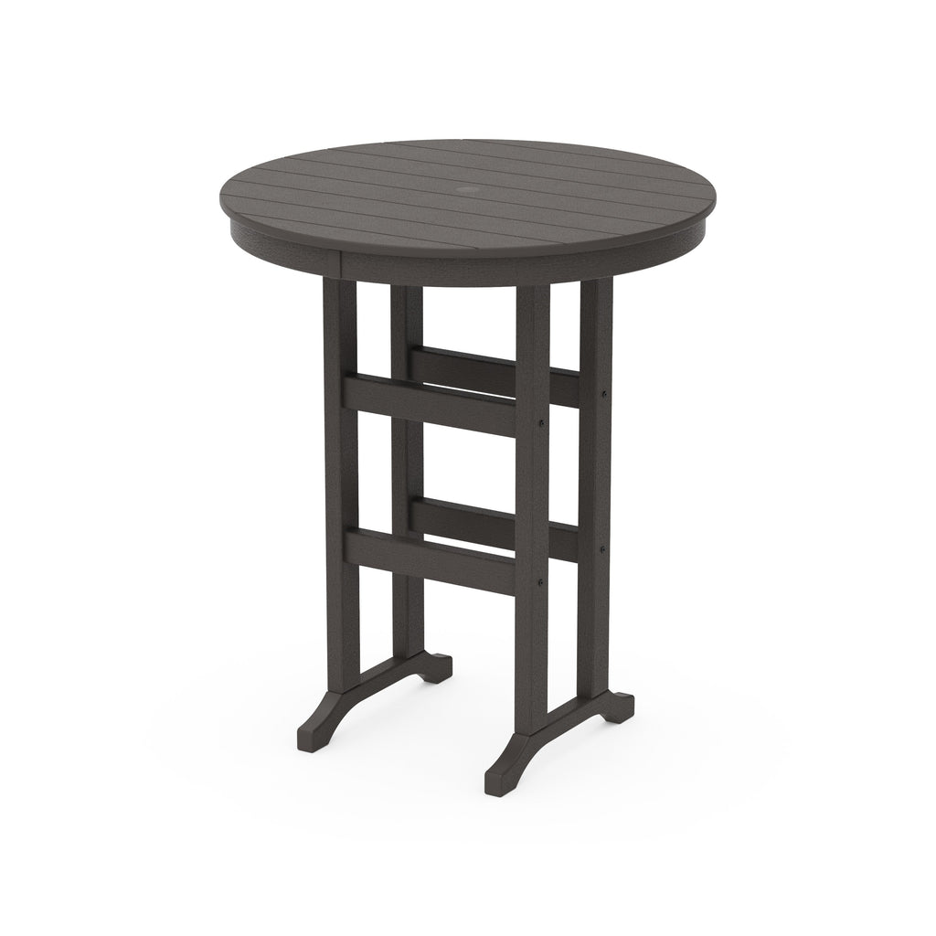 36 Round Farmhouse Bar Table