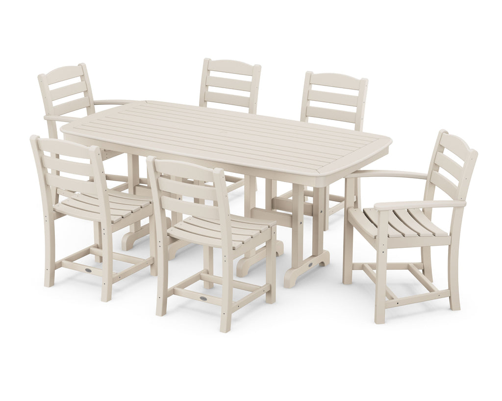 La Casa Café 7-Piece Wooden Dining Set