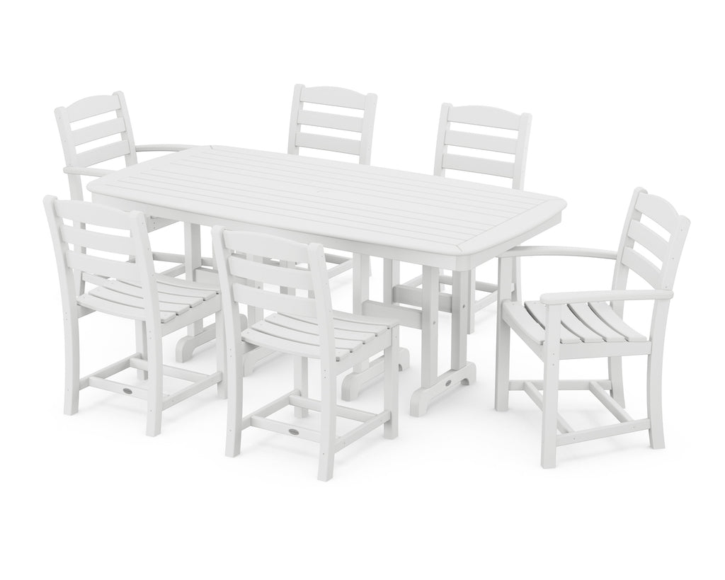 La Casa Café 7-Piece Wooden Dining Set