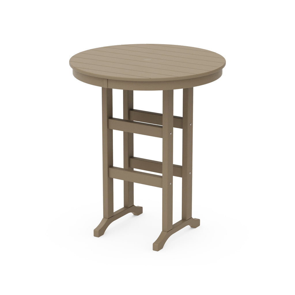 36 Round Farmhouse Bar Table