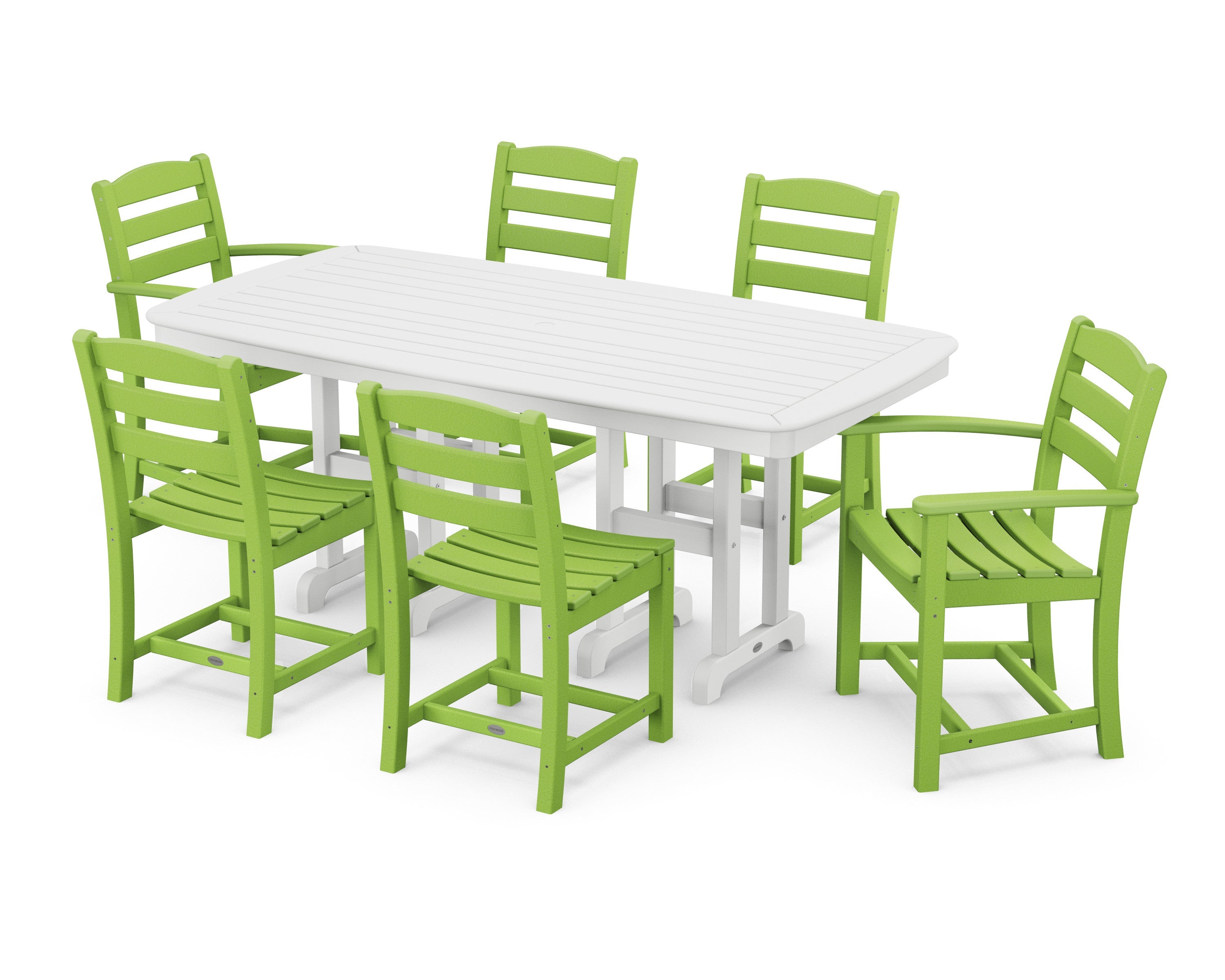 La Casa Café 7-Piece Wooden Dining Set