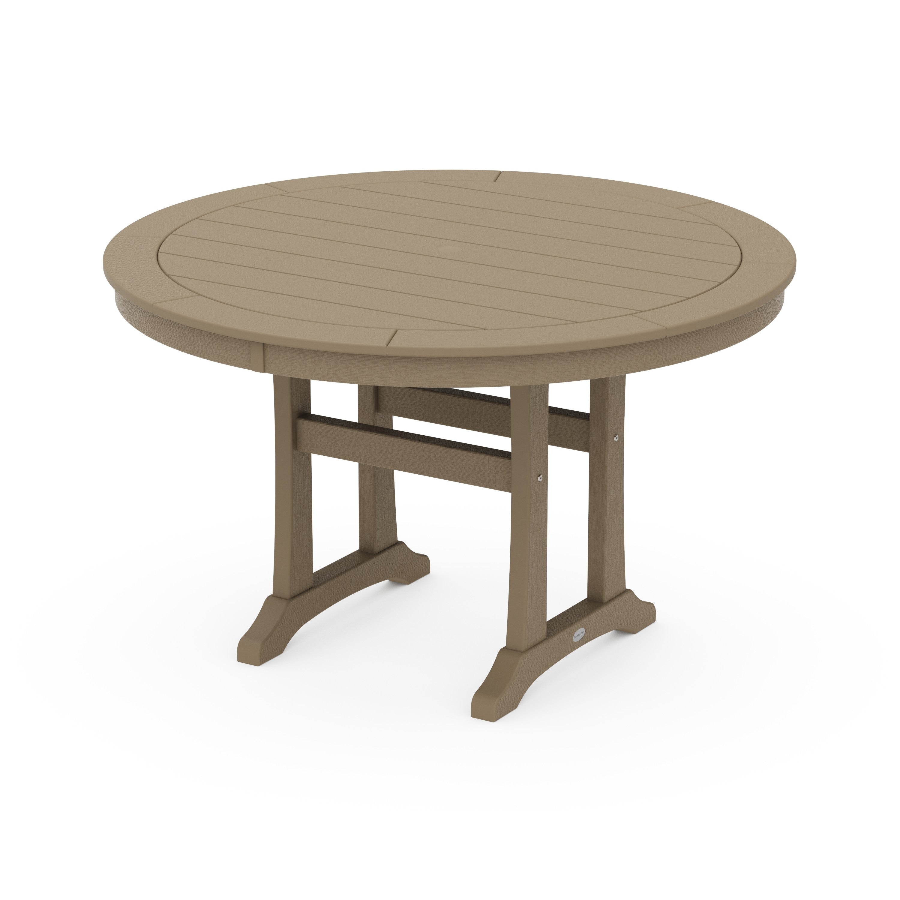 Nautical Trestle 48 Round Dining Table