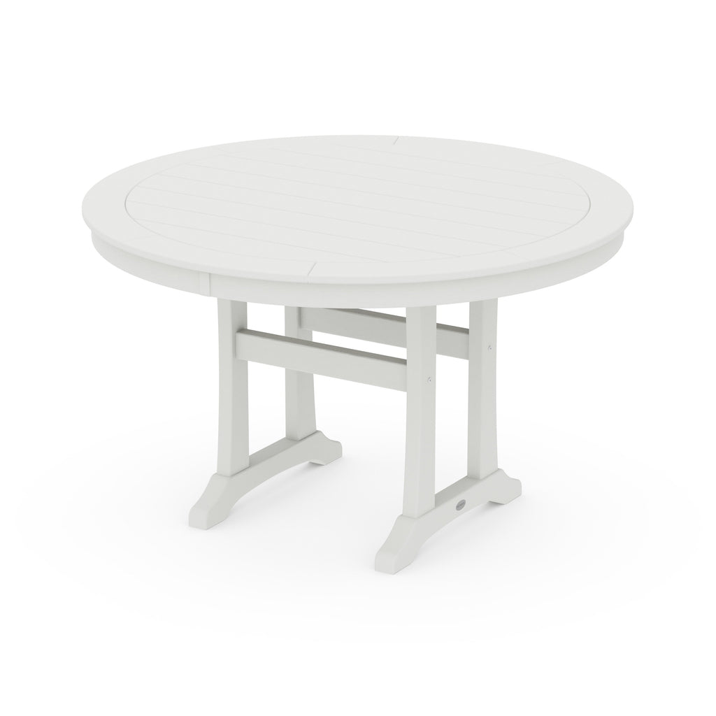 Nautical Trestle 48 Round Dining Table