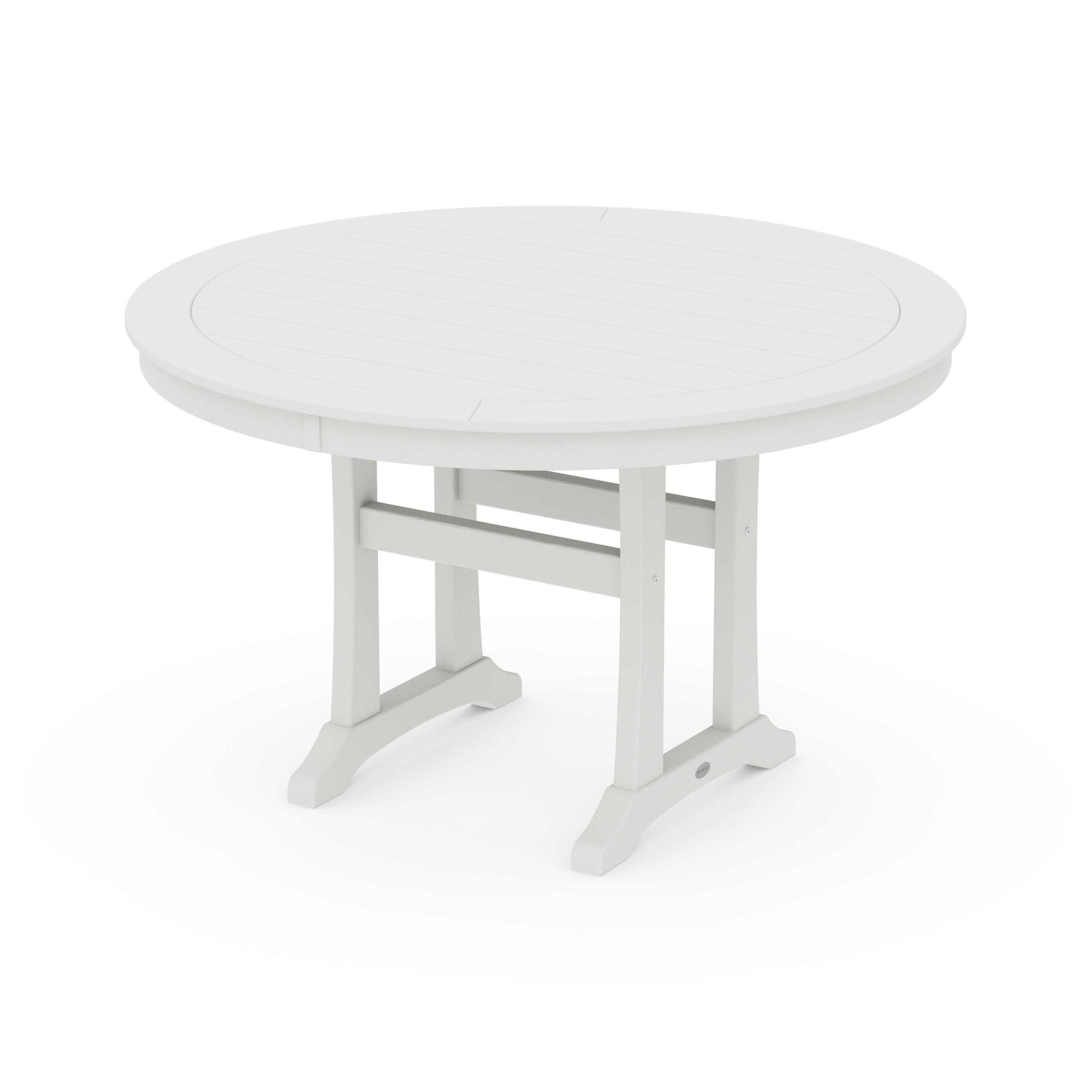 Nautical Trestle 48 Round Dining Table