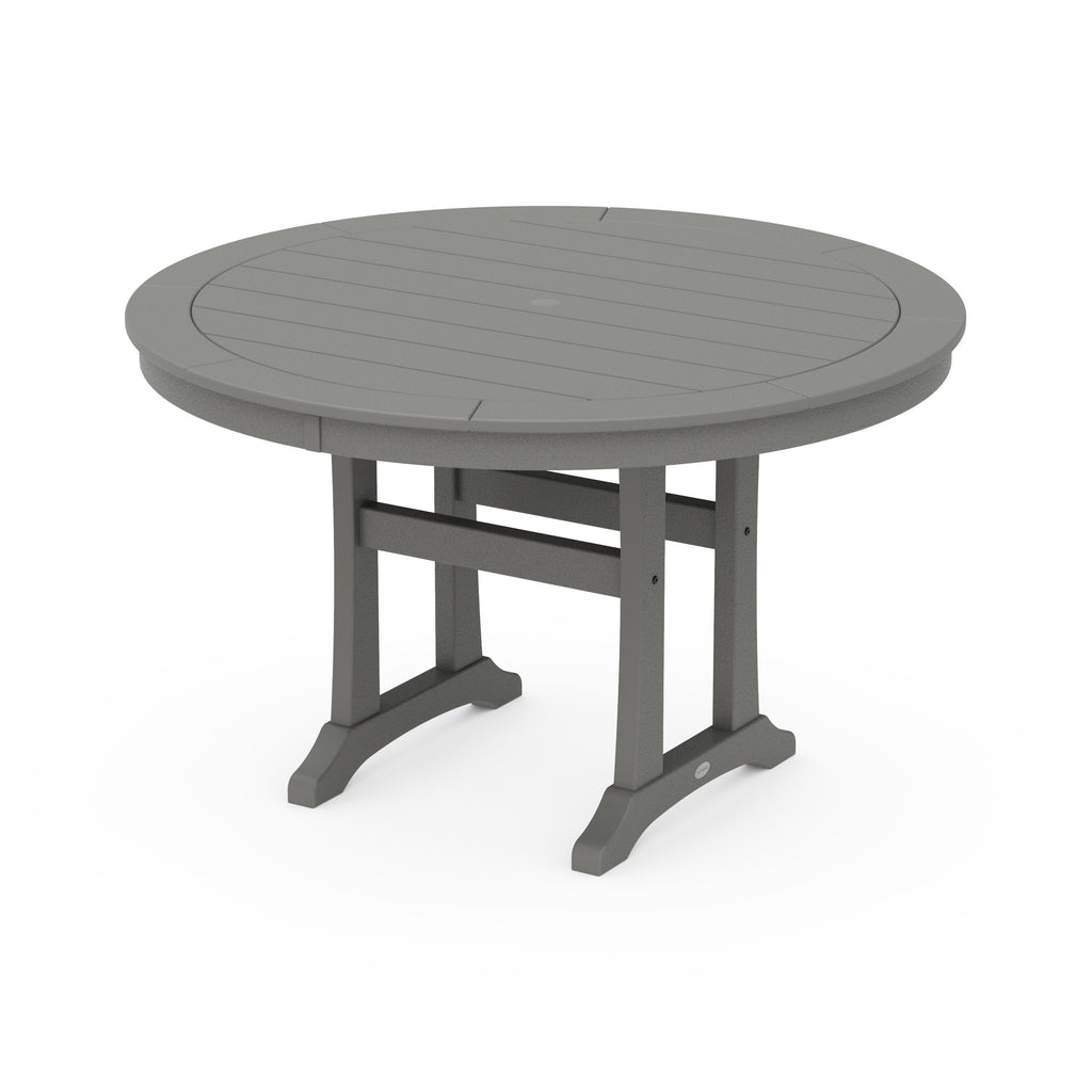 Nautical Trestle 48 Round Dining Table