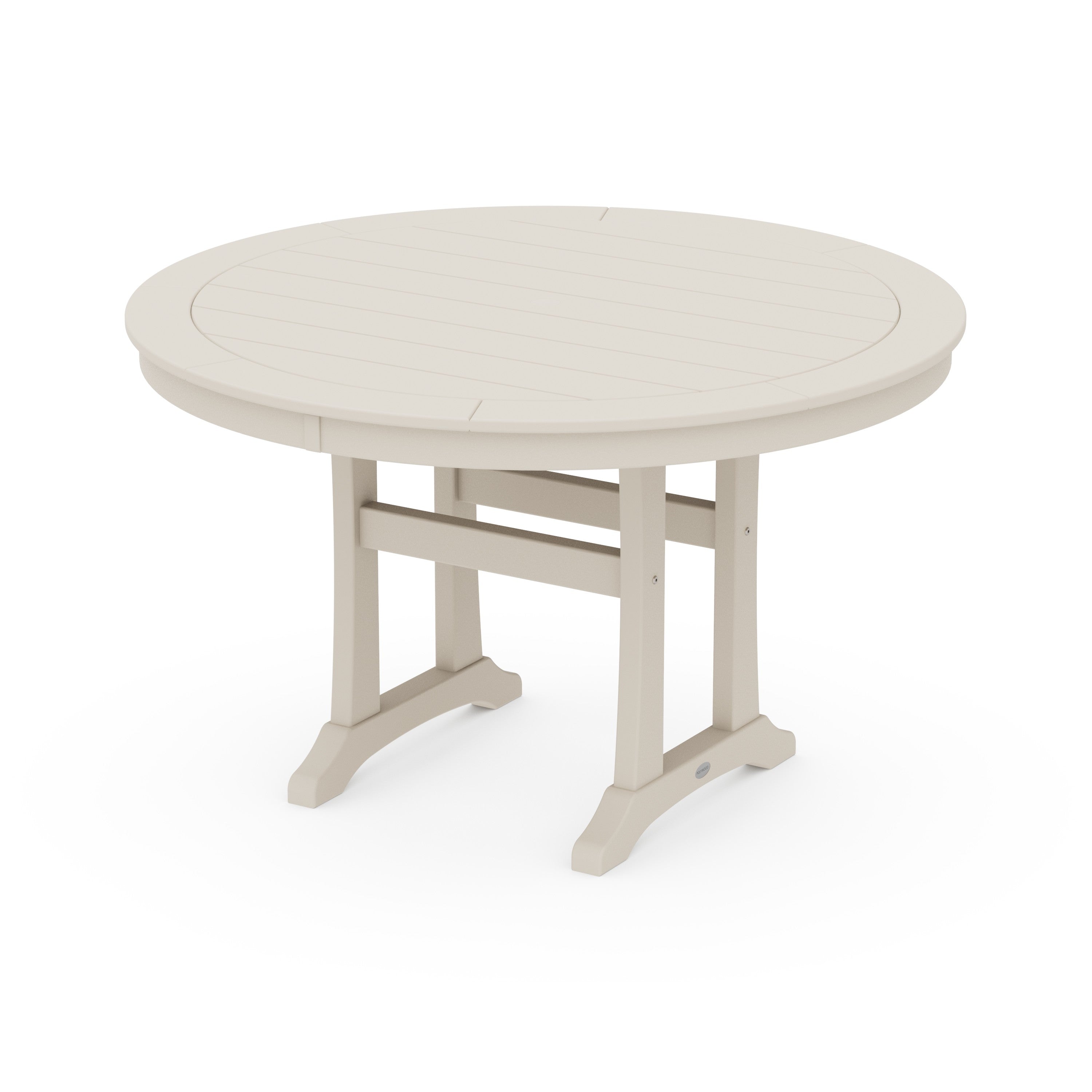 Nautical Trestle 48 Round Dining Table