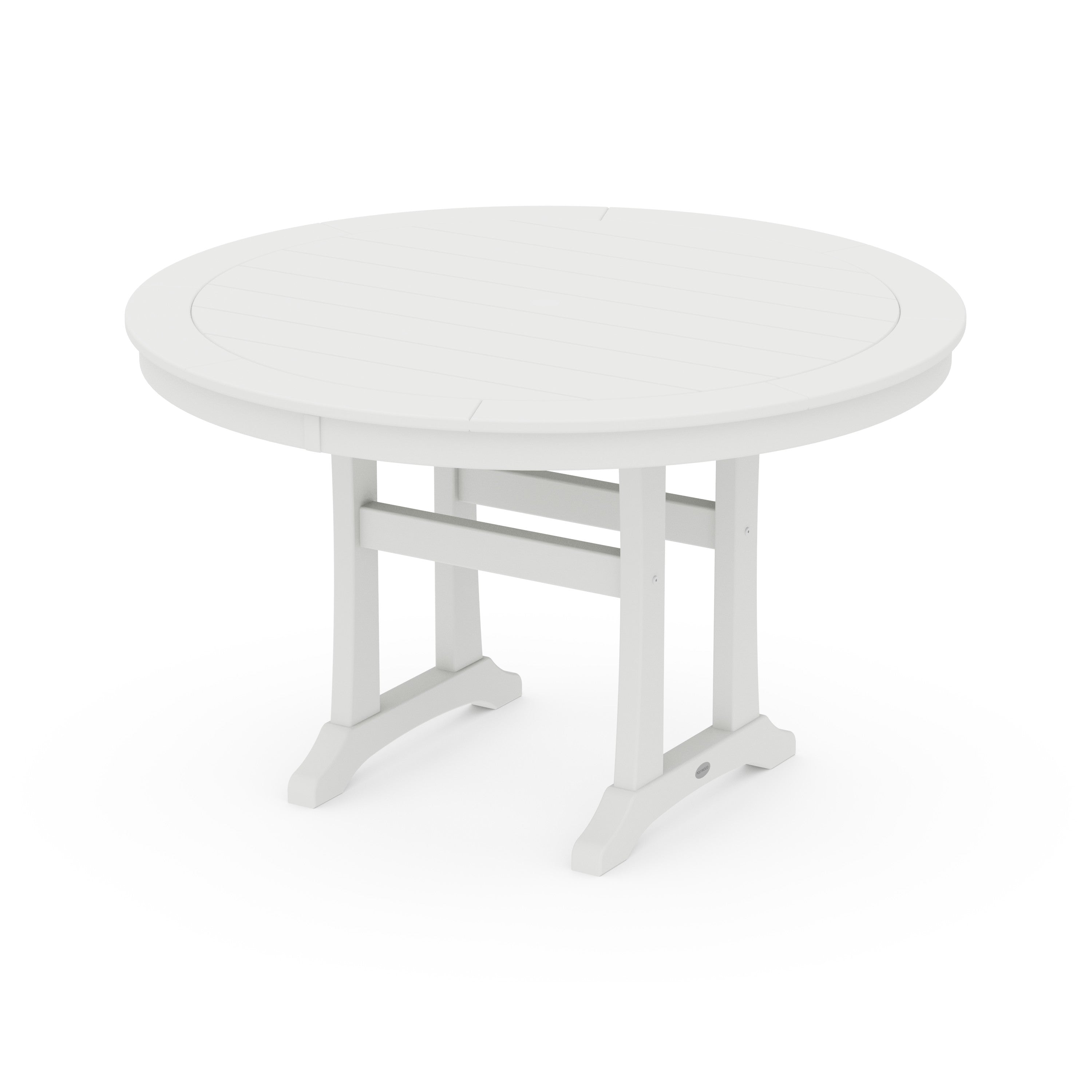 Nautical Trestle 48 Round Dining Table
