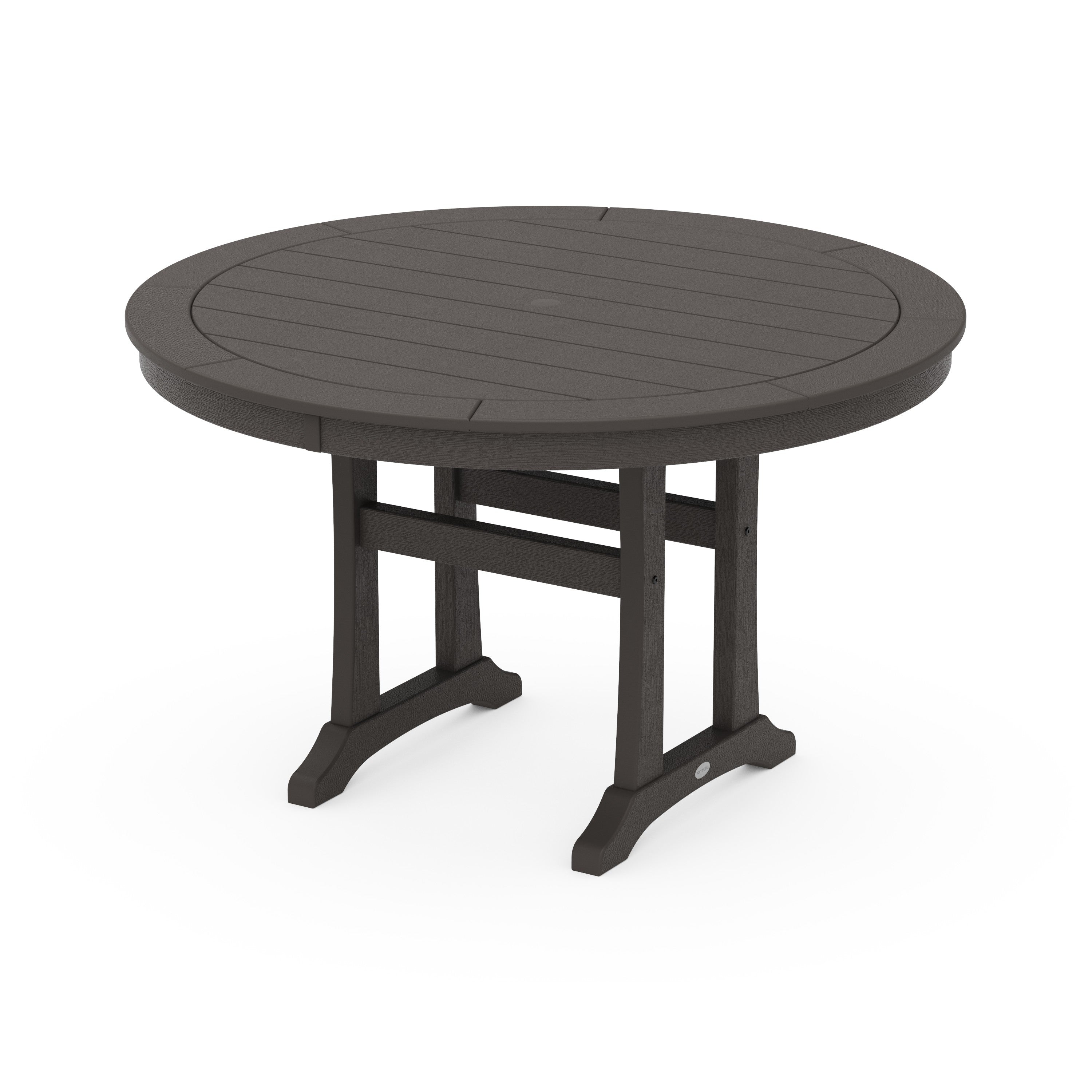 Nautical Trestle 48 Round Dining Table